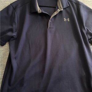 Under Armour Men's Dark Blue Polo
